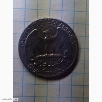 Монета liberty quarter dollar 1972 года