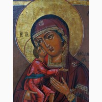 Продается Феодоровская икона Божией Матери. Конец XIX века