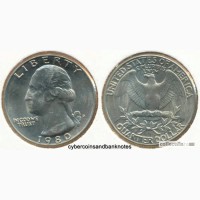 Quarter dollar liberty 1980