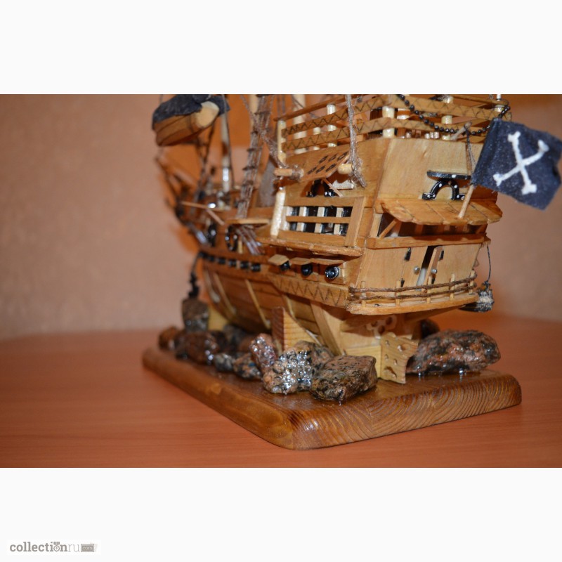 Фото 9. Пиратский корабль, сделан своими руками