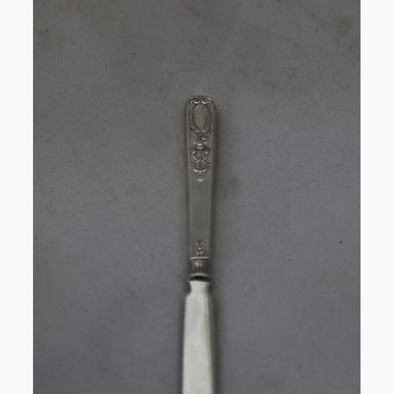 Фото 7. Продается Серебряный десертный нож в стиле ампир Faberge. Москва 1908-1917 гг