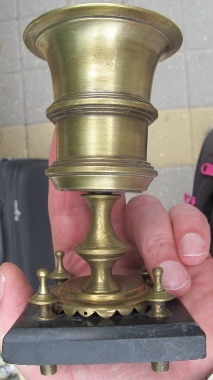 Настольная бронзовая ваза для карандашей и ручек, 19 век, царская Россия