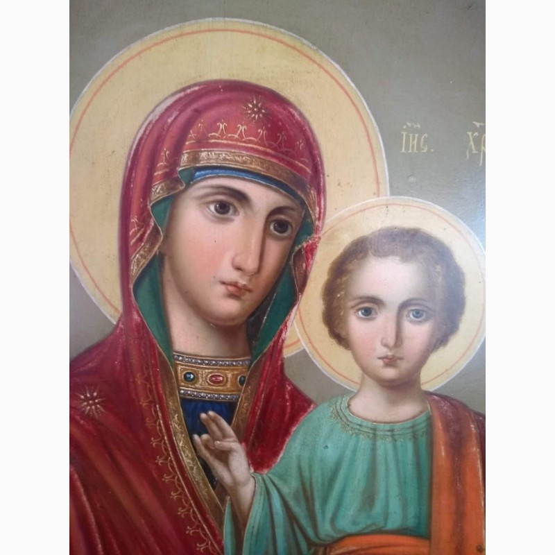Фото 2. Икона Казанская, большая, 19 век