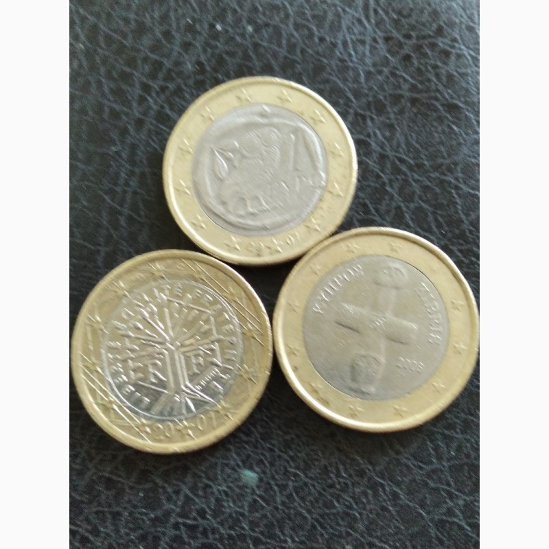 Фото 8. Монеты Евро, много разных