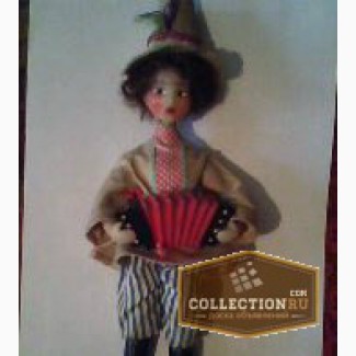 Винтажная игрушка - кукла «Гармонист» в Кургане