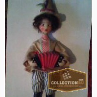 Винтажная игрушка - кукла «Гармонист» в Кургане