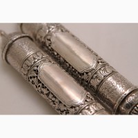 Продаются Серебряные футляры для свитков Торы. Первая половина XX века