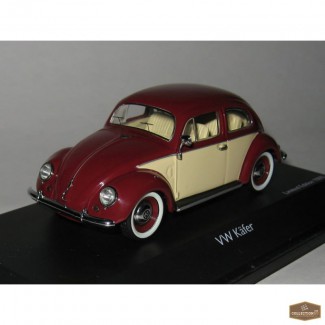 Volkswagen Kafer, rot/beige.Schuco.М сшт бн яя модель 1:43