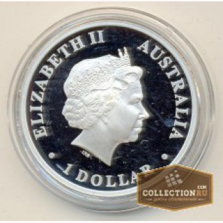 1 доллар 2010 Австралия серебро Пруф, Екатеринбург