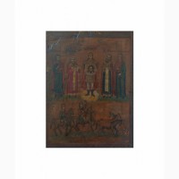 Продается Икона Чудо архангела Михаила о Флоре и Лавре. Конец XIX века