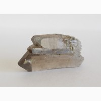 Дымчатый кварц, сросток прозрачных двухголовых кристаллов