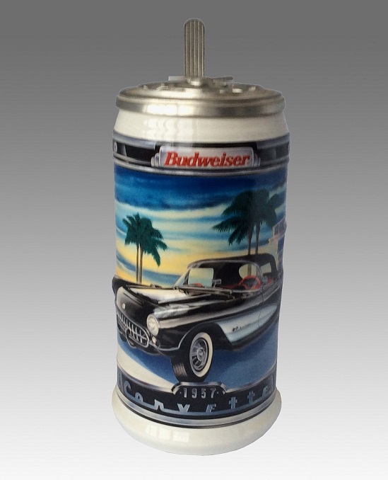 Фото 3. Пивная керамическая кружка Budweiser Classic Car