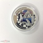 2012 г. 1 доллар Императорский пингвин. Серебро. Австралия