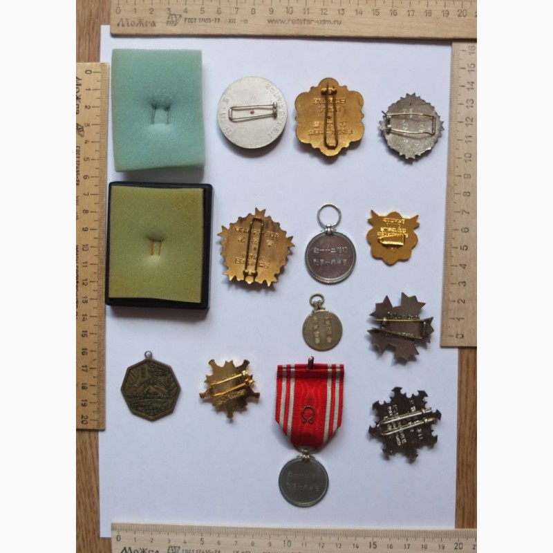 Фото 7. Ордена Япония пожарным и Красный Крест, тяжелый металл, серебро, эмали, коллекция