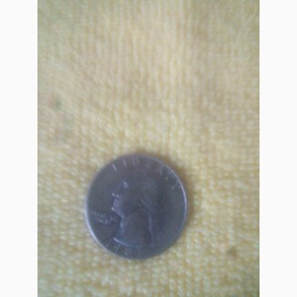 Продам монету Либерти 25 центов 1987г