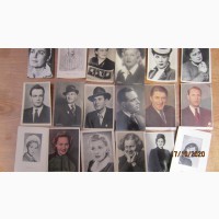 Продам коллекцию открыток с фотопортретами актеров 1951-1978гг