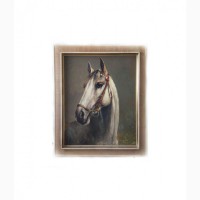Продается Картина Портрет коня с уздечкой. Michael Borbely 1963 год