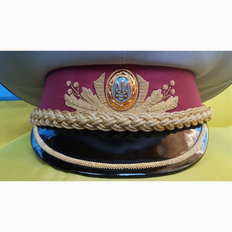 Фото 8. Фуражка генерал-майор, генерал-лейтенант. парадная. всу украина. золото