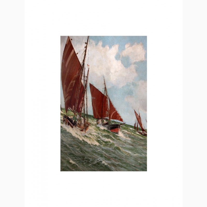 Фото 8. Продается Картина Парусные судна. Alfred Tutt 1930 год
