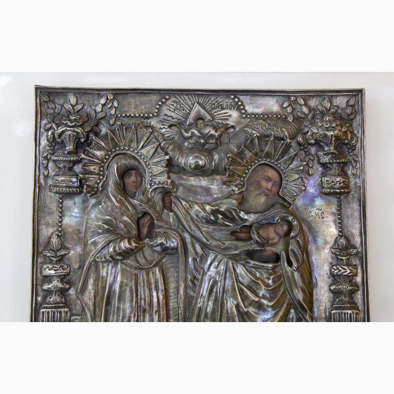 Фото 2. Продается Икона Святая Анна Пророчица и Святой Симеон Богоприимец. Тобольск 1810 год