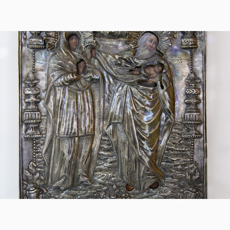 Фото 3. Продается Икона Святая Анна Пророчица и Святой Симеон Богоприимец. Тобольск 1810 год