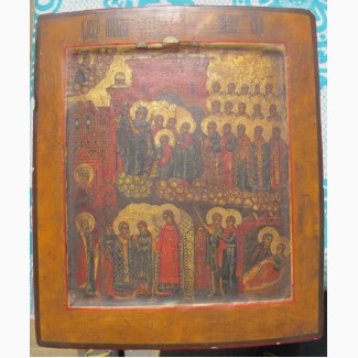 Икона Покрова, ковчег, современное письмо