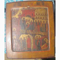 Икона Покрова, ковчег, современное письмо