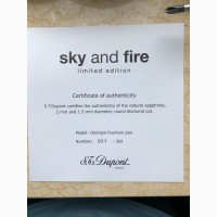 Продаю перьевую ручку S.T.Dupont из коллекции sky and fire