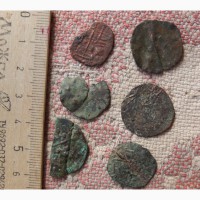 Монеты таманские подражания византийским монетам, коллекция 6 шт
