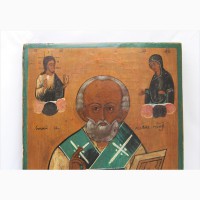 Продается Икона Николай Чудотворец. Российская Империя XIX век