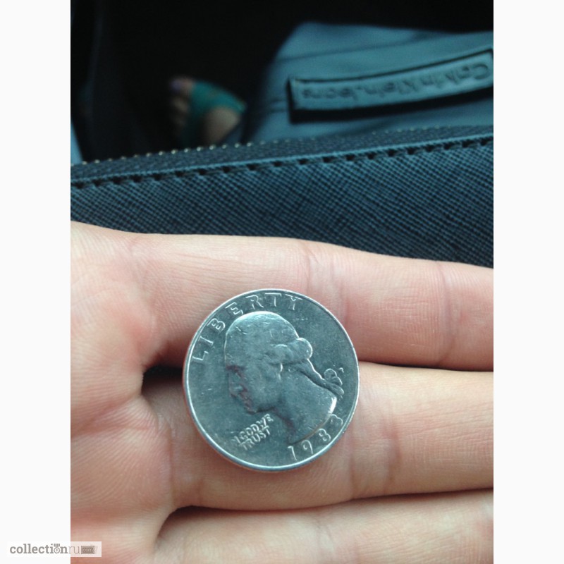 Фото 2. Продам монету Liberty quarter dollar, 1983