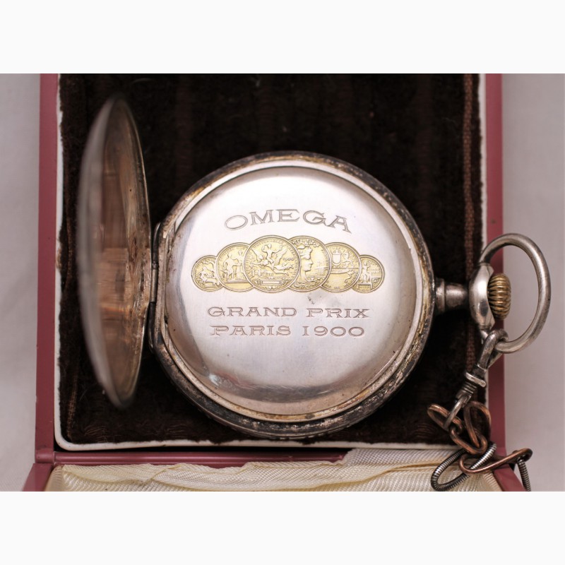 Фото 5. Продаются Серебряные карманные часы Omega с шатленом. Швейцария начало XX века