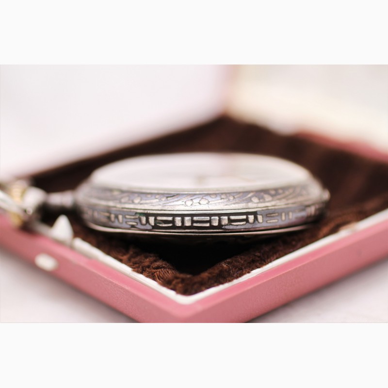 Фото 9. Продаются Серебряные карманные часы Omega с шатленом. Швейцария начало XX века