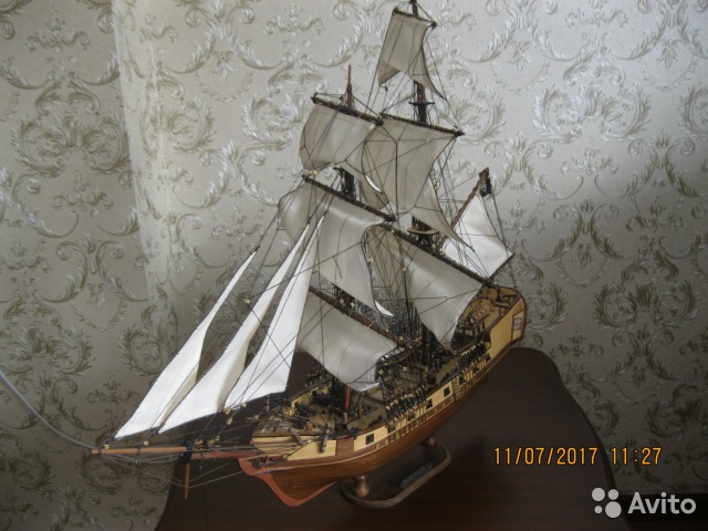 Фото 2. Модель корабля