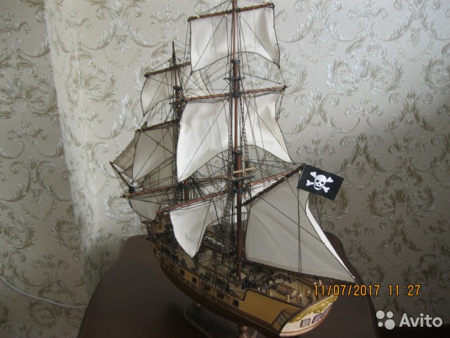 Фото 3. Модель корабля
