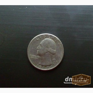 Liberty quarter dollar 1977
