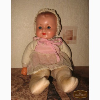 Кукла, год выпуска 1950 Производство ГДР в Санкт-Петербурге