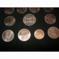 Комплект памятных и юбилейных монет разных лет (15 шт)