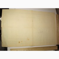 Земская бумага Окладной лист о налоге с недвижимых имуществ города Коломны за 1894 год