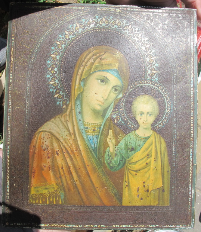 Фото 2. Икона Казанская, Жако, 19 век