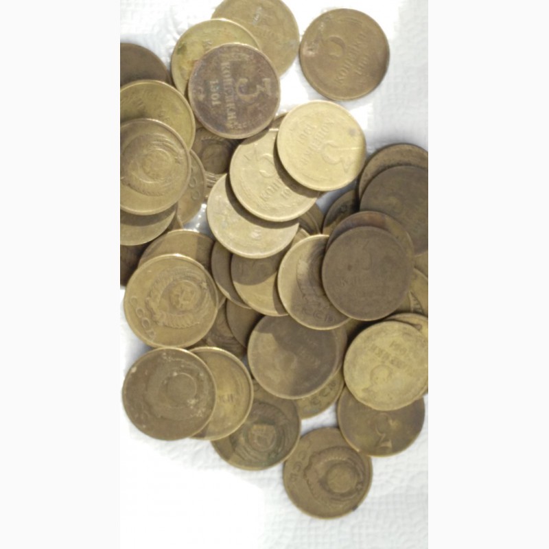 Фото 3. Продам монеты 3коп 1961г 50шт