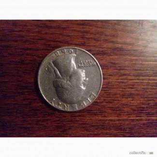 Продам quarter dollar 1968