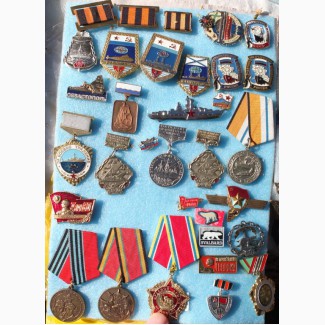 Значки военно-морской флот и прочие, коллекция