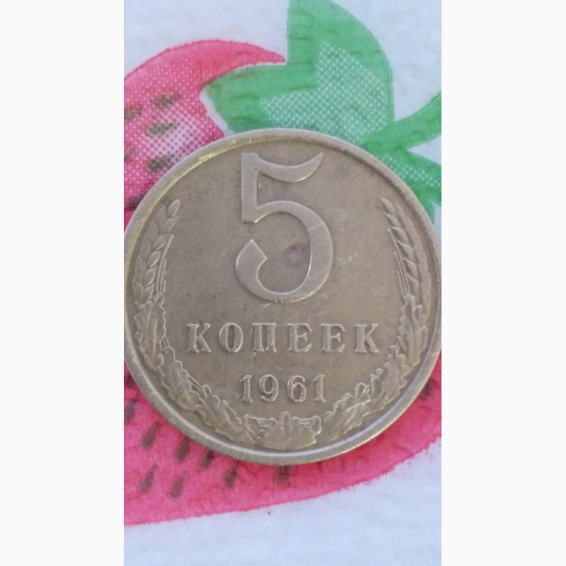 Продам монету 5 коп.1961г.редкая