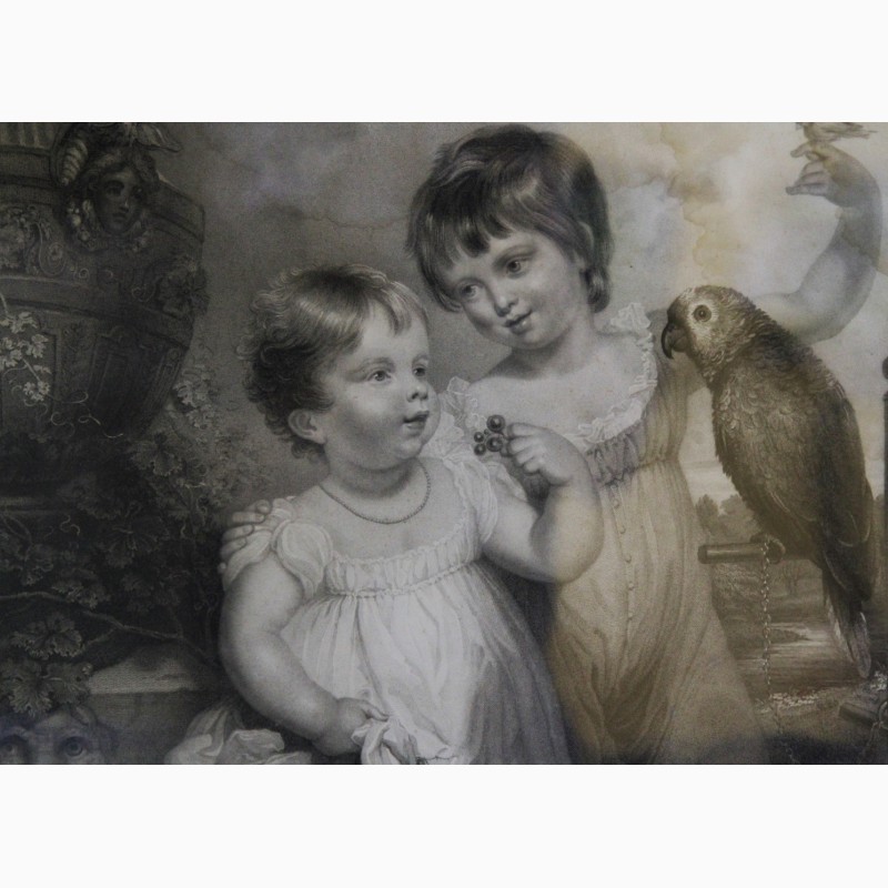 Фото 3. Продается Гравюра Infantine Amusement Anthony Cardon. Англия 1804 год