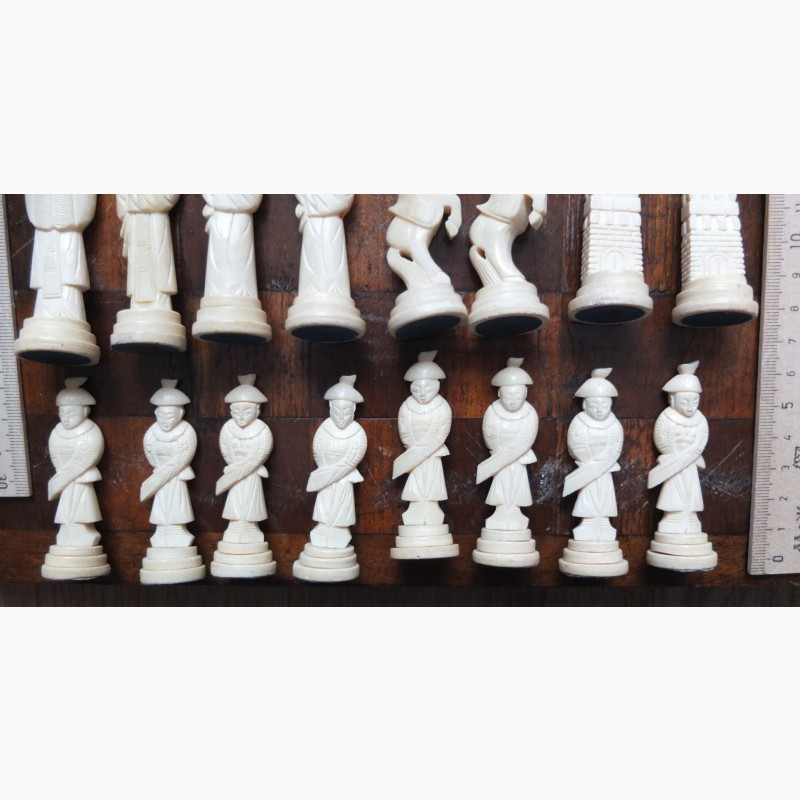 Фото 4. Шахматы, кость, старинные, Китай