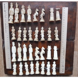 Шахматы, кость, старинные, Китай