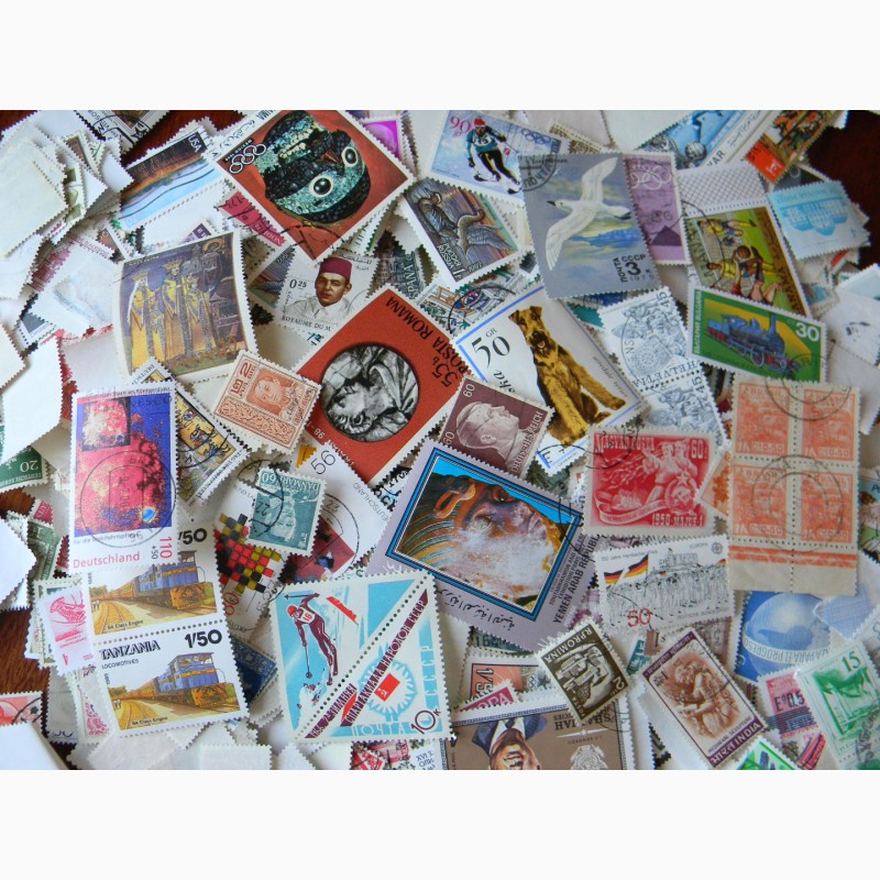 Фото 2. 1 кг Почтовых марок мира