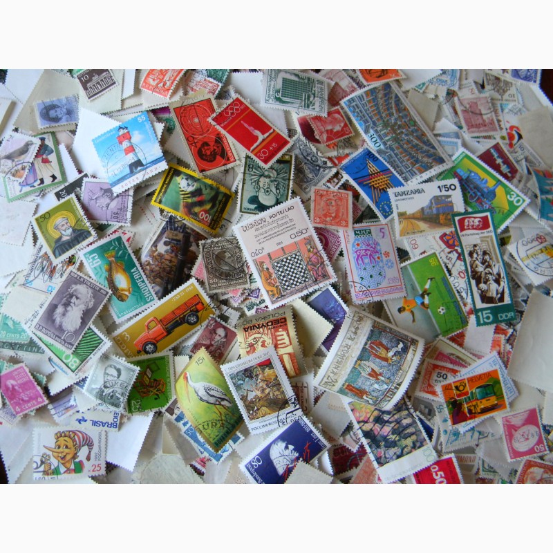 Фото 3. 1 кг Почтовых марок мира