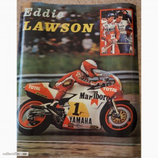 Плакат с Eddie Lawson 1983 год Чехословакия